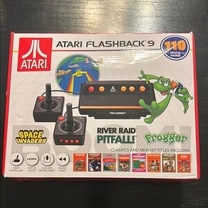 Atari Flashback 9 Black Console with Joysticks